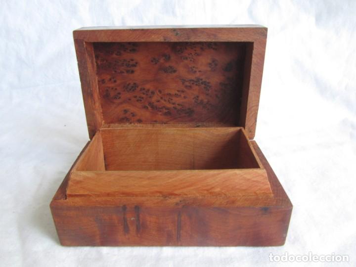 Antig&uuml;edades: Caja joyero de madera de raiz - Foto 12