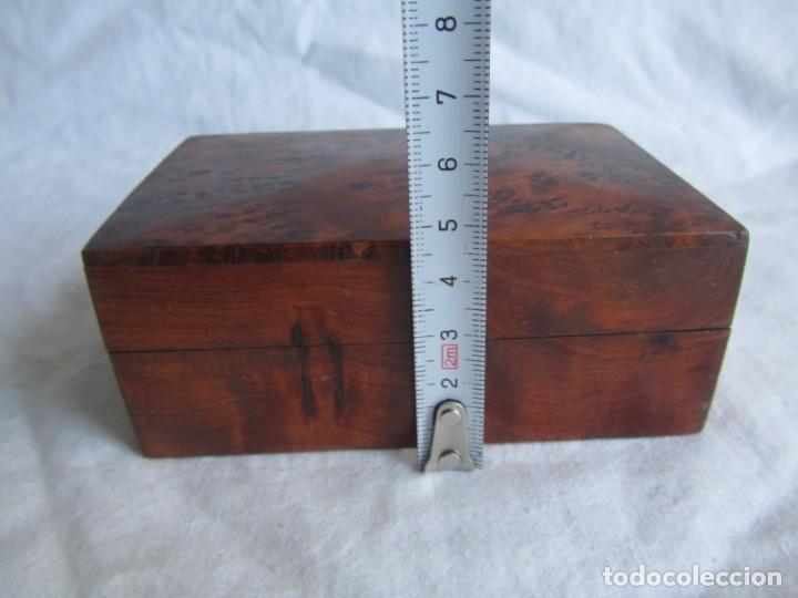 Antig&uuml;edades: Caja joyero de madera de raiz - Foto 13