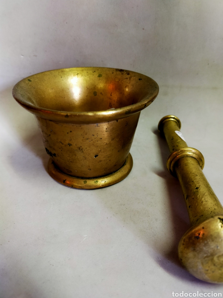 Antig&uuml;edades: MORTERO O ALMIREZ DE BRONCE - Foto 3