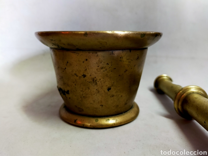 Antig&uuml;edades: MORTERO O ALMIREZ DE BRONCE - Foto 4