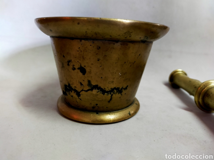 Antig&uuml;edades: MORTERO O ALMIREZ DE BRONCE - Foto 8