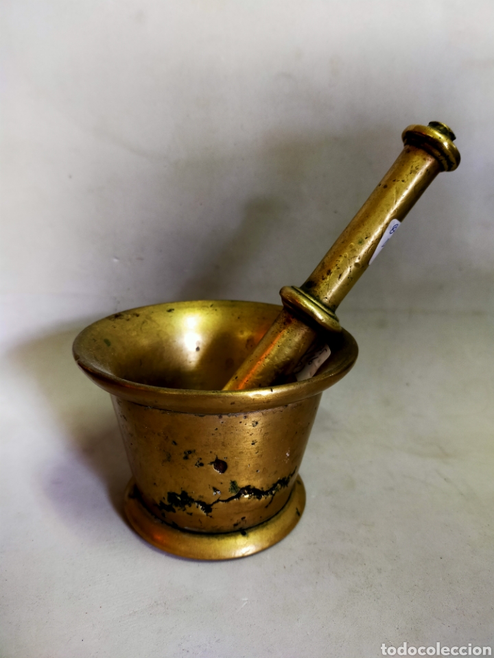 Antig&uuml;edades: MORTERO O ALMIREZ DE BRONCE - Foto 1