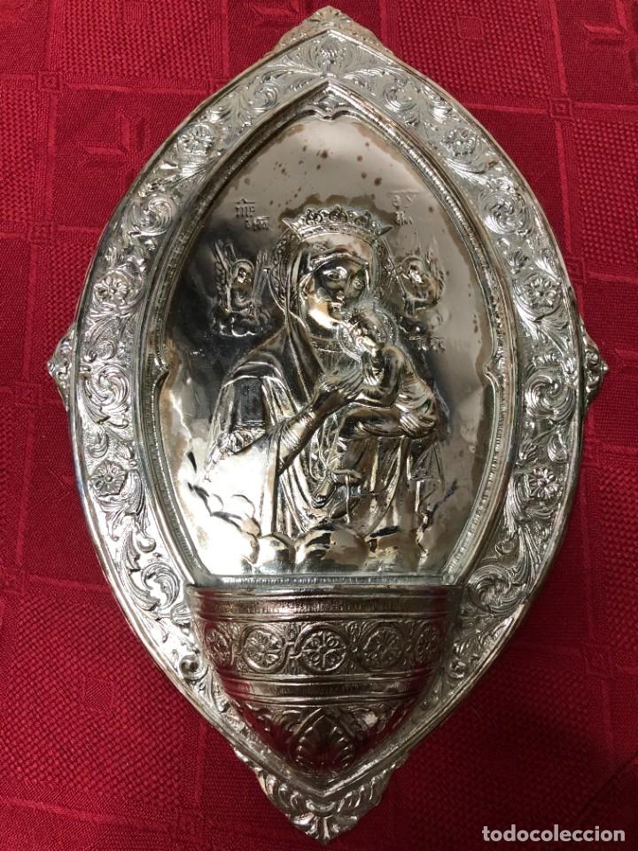 Antig&uuml;edades: BENDITERA VIRGEN PERPETUO SOCORRO - Foto 1