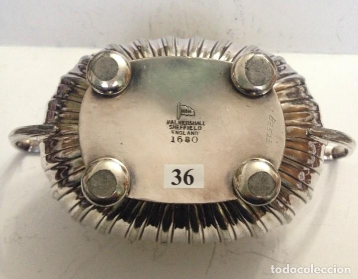 Antig&uuml;edades: AZUCARERO INGLES BA&Ntilde;O PLATA - Foto 5