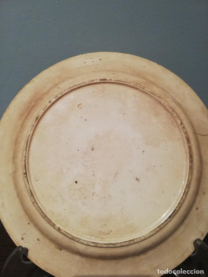 Antig&uuml;edades: PLATO DE LOZA DE SARGADELOS S. XIX - Foto 4
