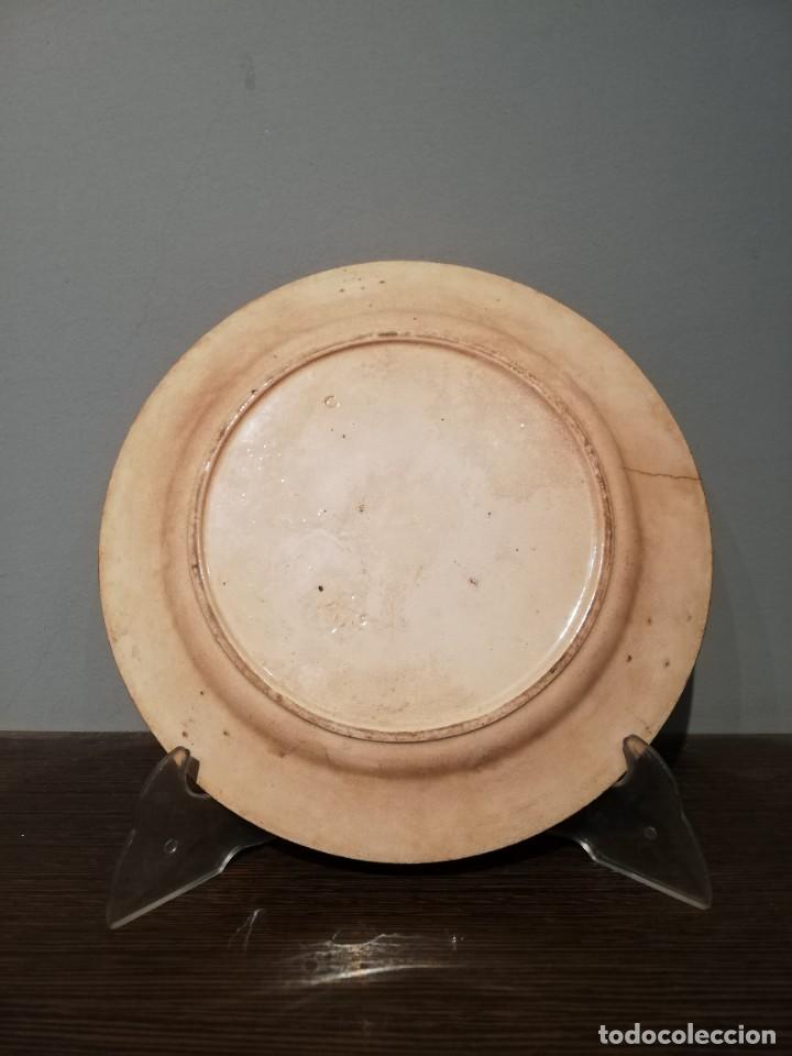 Antig&uuml;edades: PLATO DE LOZA DE SARGADELOS S. XIX - Foto 6