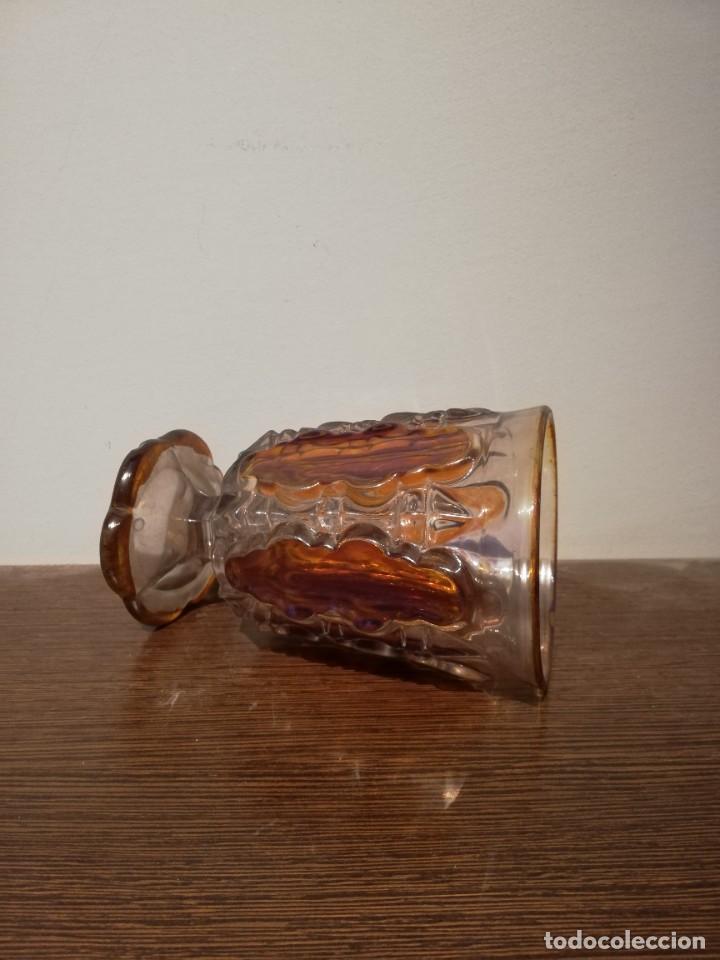 Antig&uuml;edades: COPA DE CRISTAL PRENSADO S. XIX - Foto 5
