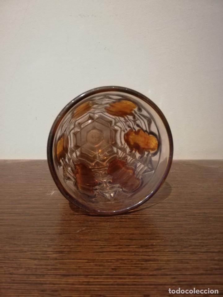 Antig&uuml;edades: COPA DE CRISTAL PRENSADO S. XIX - Foto 6