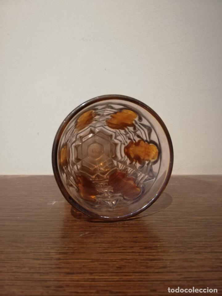Antig&uuml;edades: COPA DE CRISTAL PRENSADO S. XIX - Foto 7