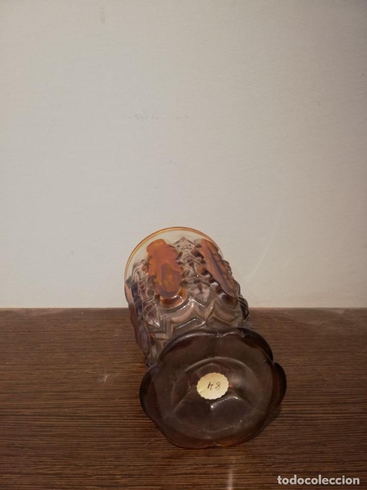 Antig&uuml;edades: COPA DE CRISTAL PRENSADO S. XIX - Foto 9