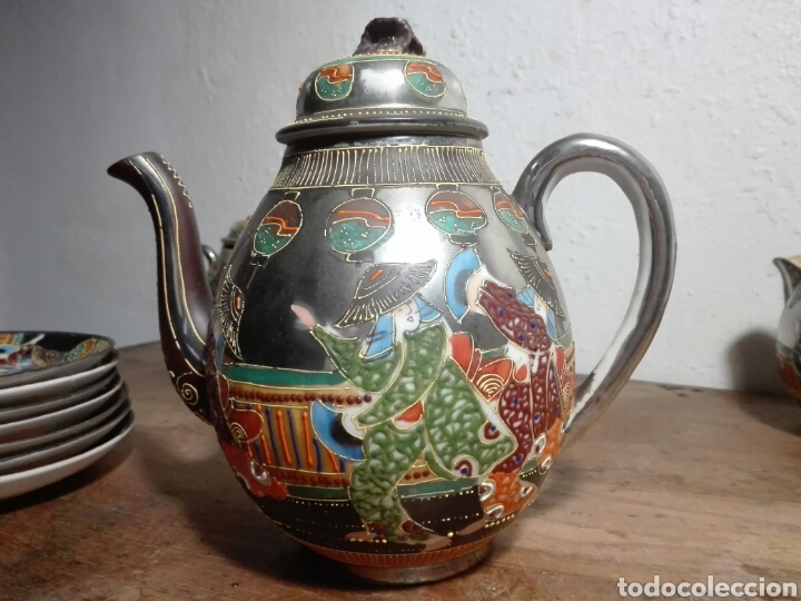 Antig&uuml;edades: JUEGO DE T&Eacute; / CAF&Eacute; SATSUMA - Foto 3