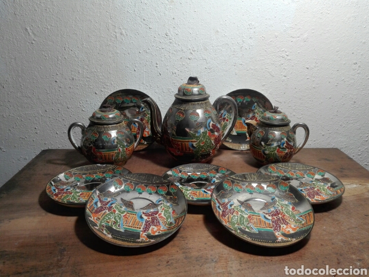 Antig&uuml;edades: JUEGO DE T&Eacute; / CAF&Eacute; SATSUMA - Foto 1
