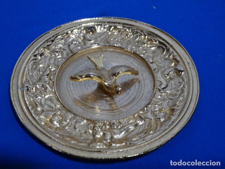 Antig&uuml;edades: PLATO DE BRONCE LIMOSNERO O PERITORIO. - Foto 1