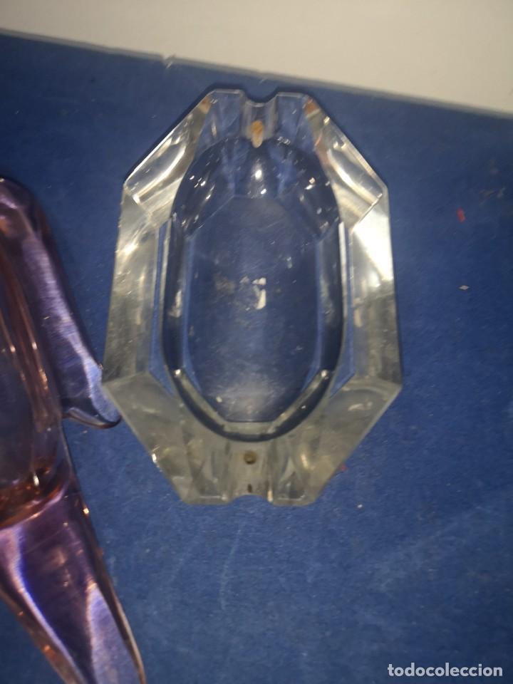 Antig&uuml;edades: P&aacute;jaro y cenicero de murano - Foto 4