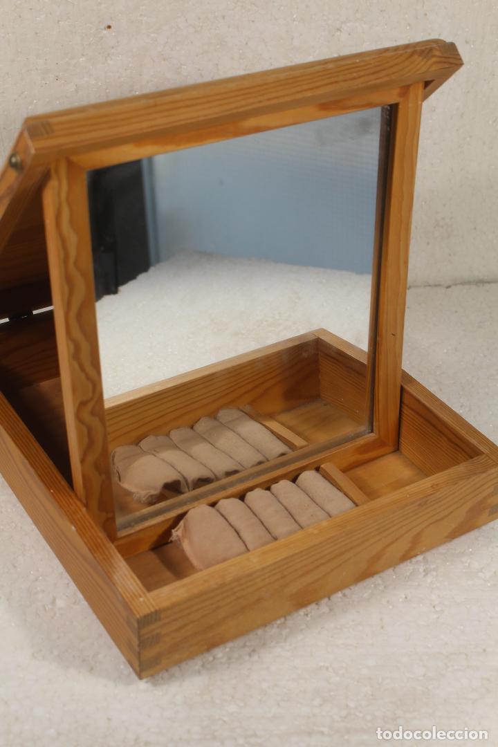 Antig&uuml;edades: caja costurero espejo - Foto 3