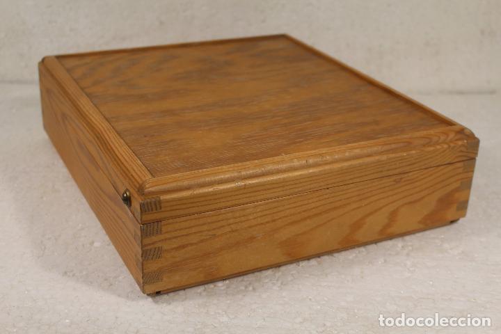 Antig&uuml;edades: caja costurero espejo - Foto 4