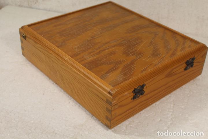 Antig&uuml;edades: caja costurero espejo - Foto 5