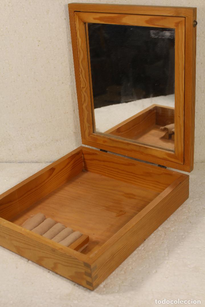 Antig&uuml;edades: caja costurero espejo - Foto 6