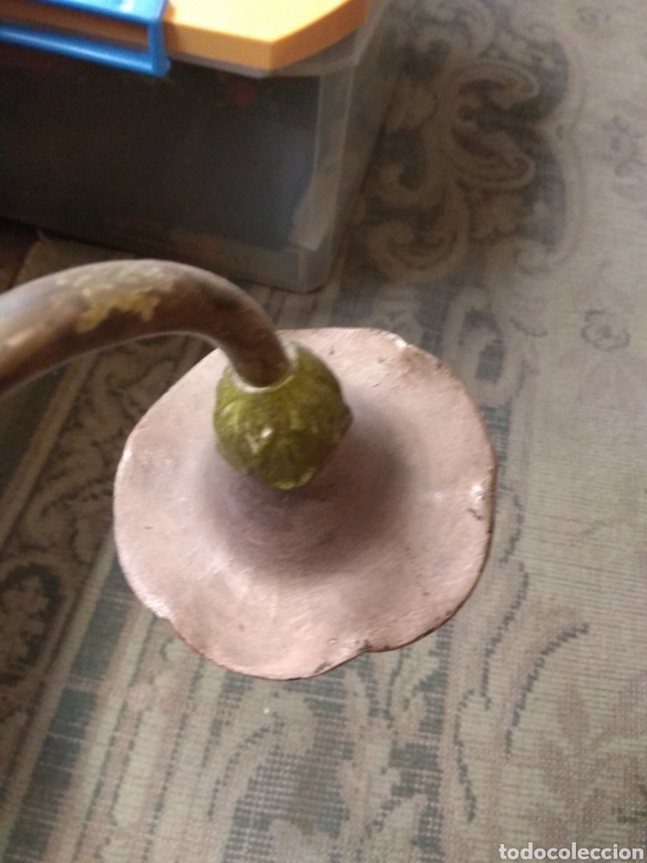 Antig&uuml;edades: L&aacute;mpara Modernista en forma de Flor - Foto 6