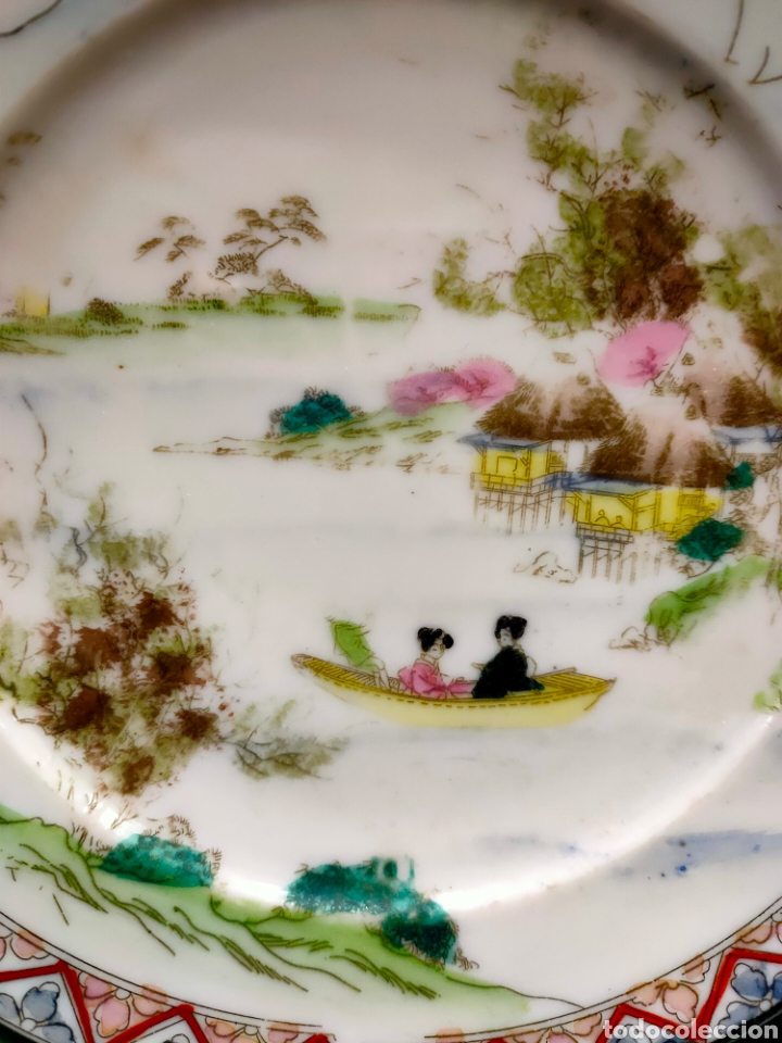 Antig&uuml;edades: Plato de porcelana china - Foto 2