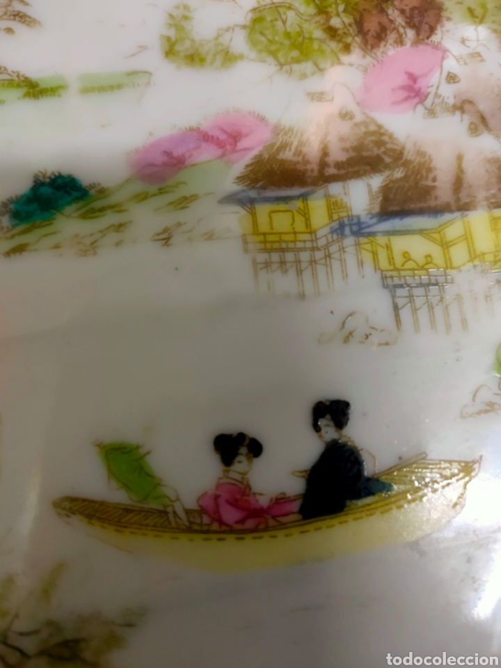 Antig&uuml;edades: Plato de porcelana china - Foto 3