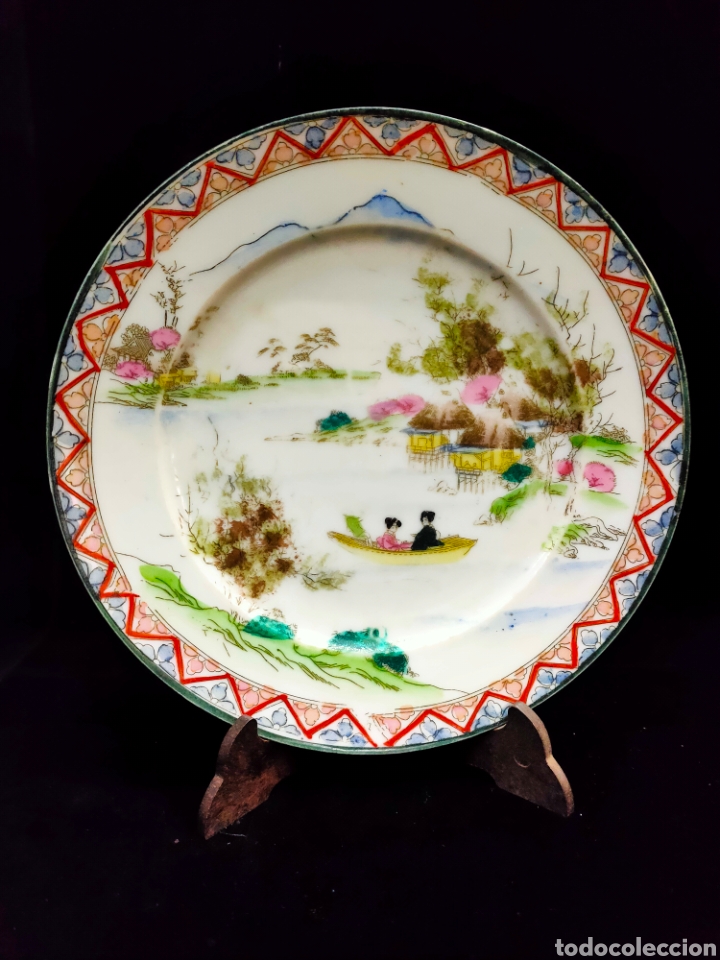 Antig&uuml;edades: Plato de porcelana china - Foto 1