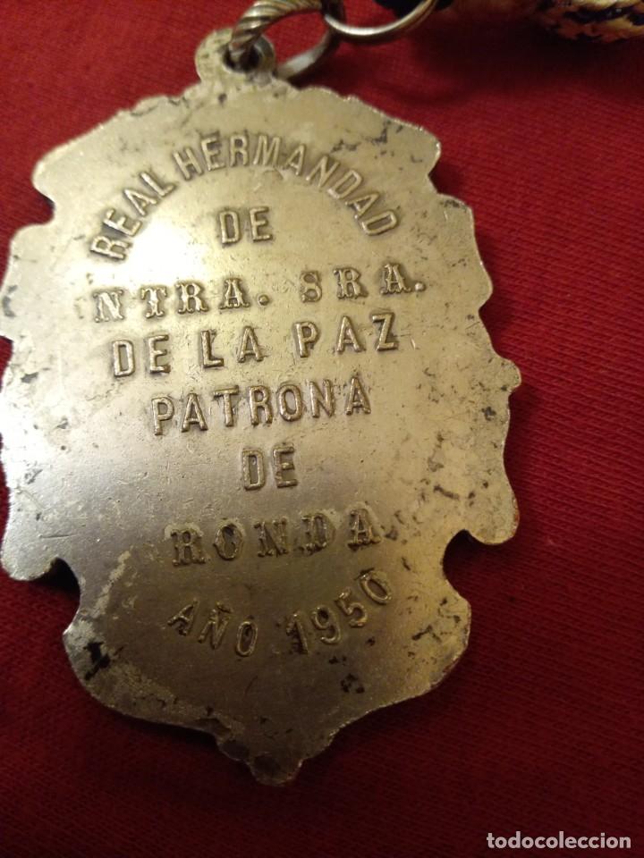 Antig&uuml;edades: Medalla Hdad. Paz. Ronda. - Foto 2