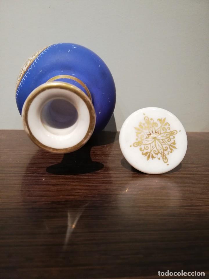 Antig&uuml;edades: MAGN&Iacute;FICA BOTELLA DE OPALINA C. 1800 - Foto 9