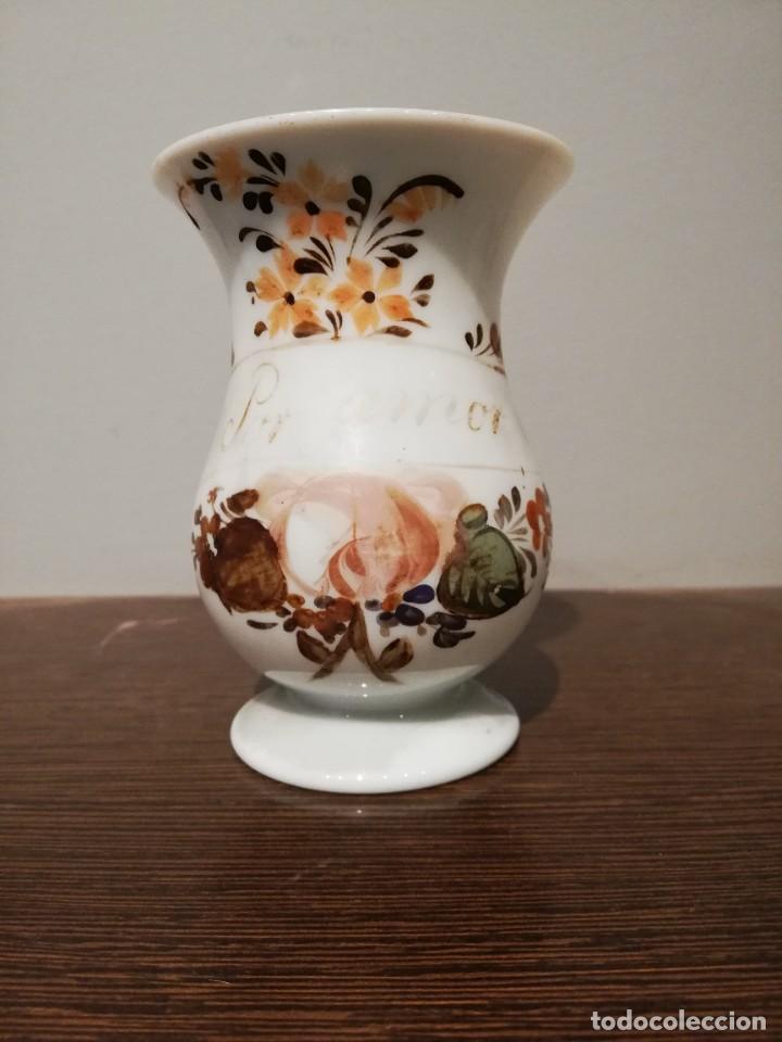 Antig&uuml;edades: JARRA DE OPALINA DE LA GRANJA S. XIX - Foto 3