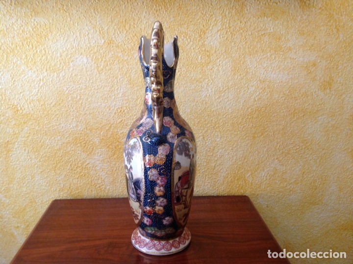 Antig&uuml;edades: Jarra porcelana Satsuma - Foto 2
