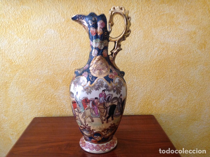 Antig&uuml;edades: Jarra porcelana Satsuma - Foto 1