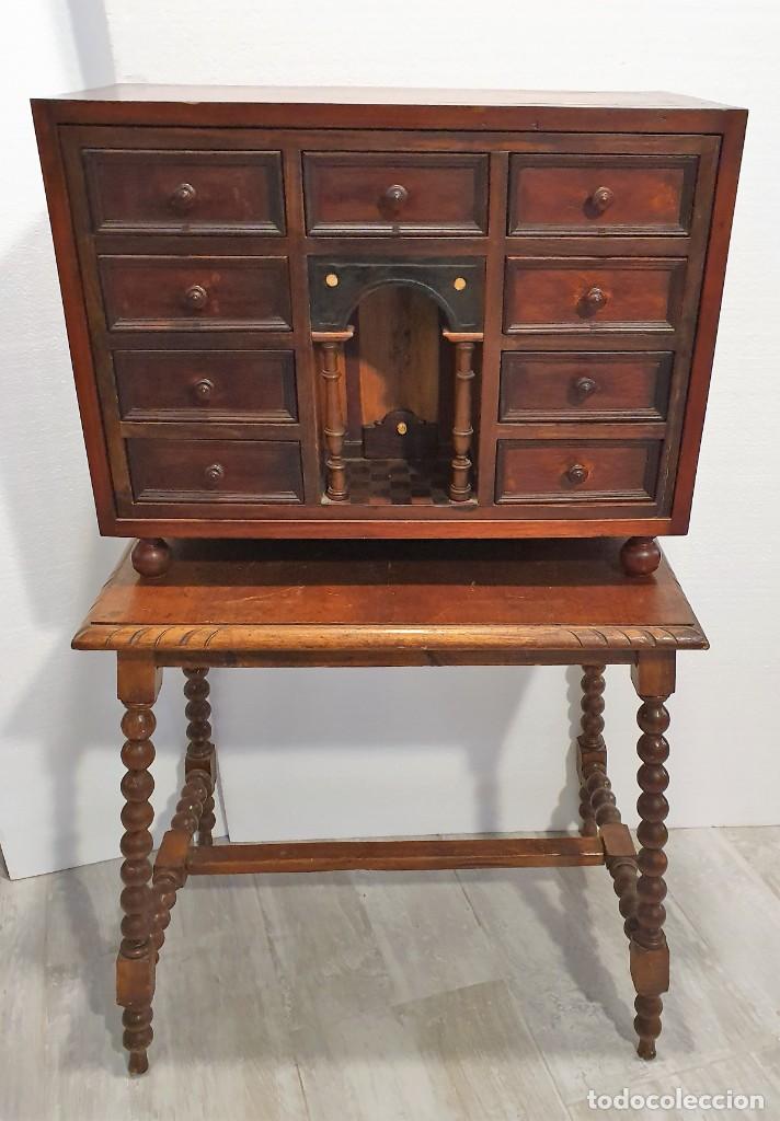 Antig&uuml;edades: ANTIGUO BARGUE&Ntilde;O CON MESA - Foto 1