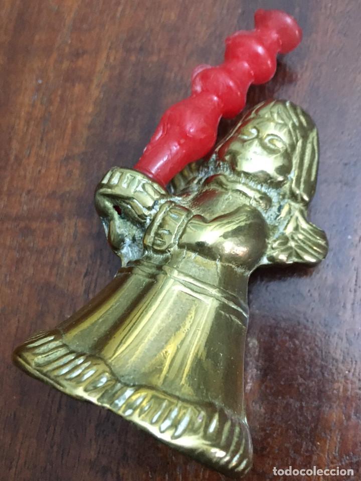 Antig&uuml;edades: angelitos de bronce navidad - Foto 2