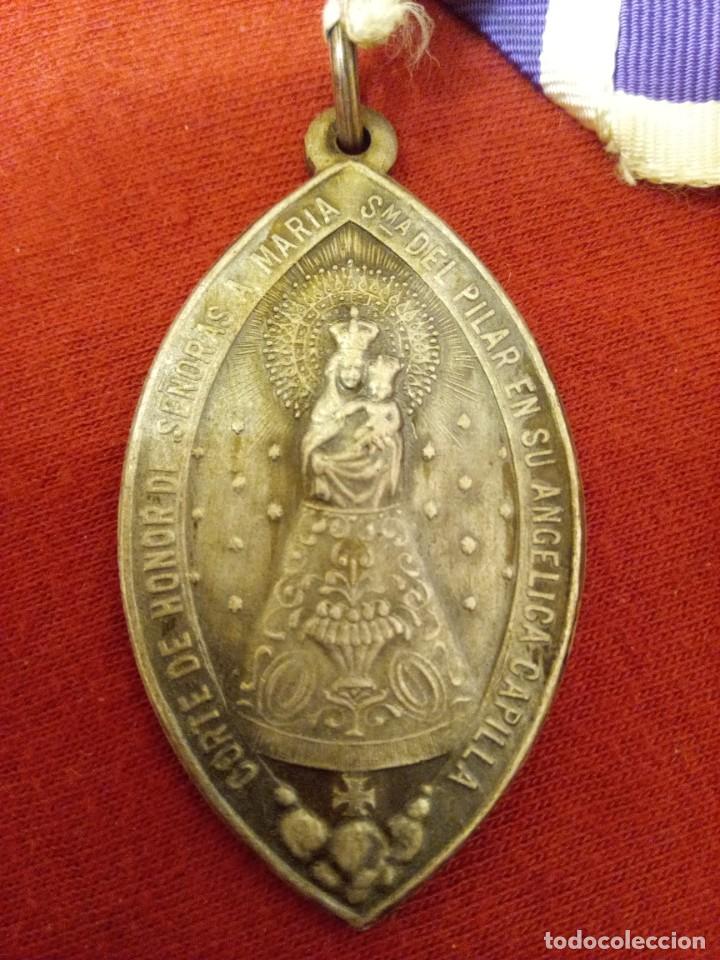 Antig&uuml;edades: Medalla Corte Sras.V. Pilar. - Foto 3