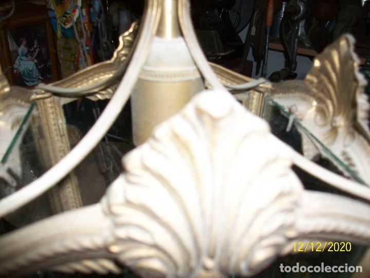 Antig&uuml;edades: ANTIGUA LAMPARA DE TECHO DE BRONCE - Foto 3