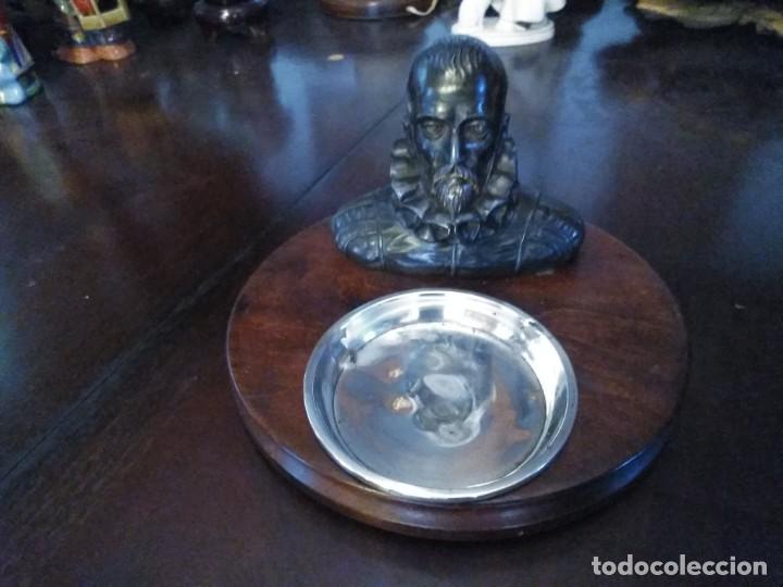 Antig&uuml;edades: Cinco ceniceros y candelabro de plata - Foto 4