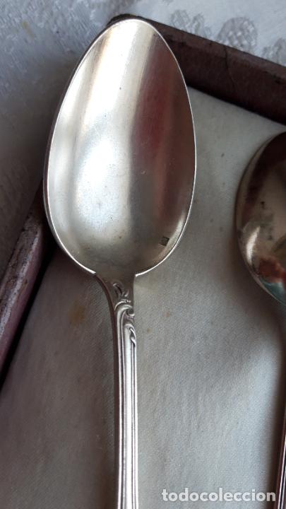 Antig&uuml;edades: 12 Cucharas plateadas francesas - Foto 4