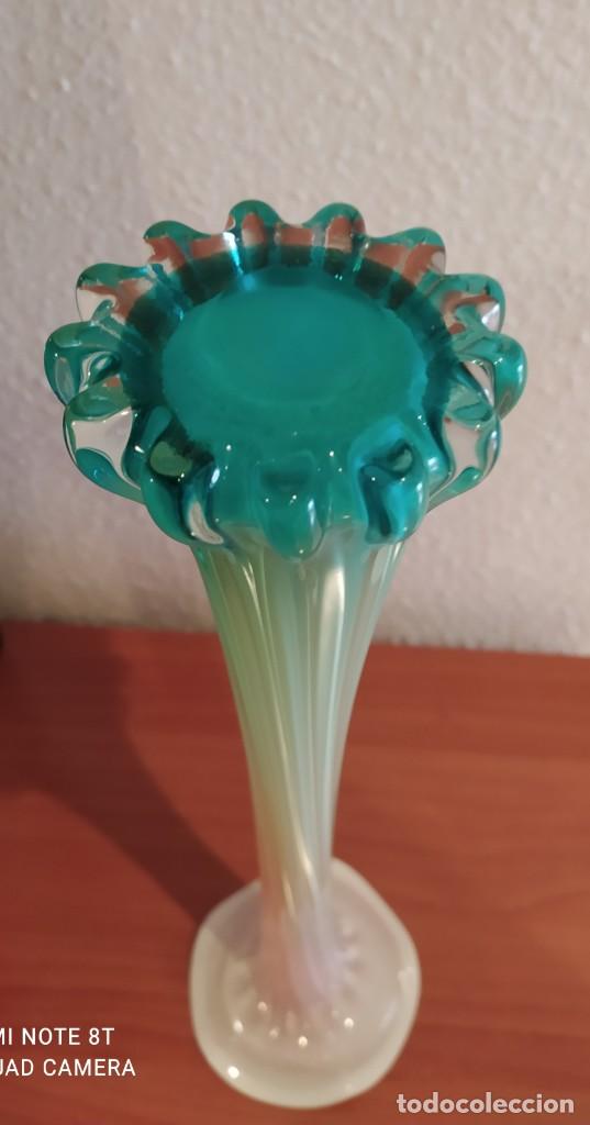Antig&uuml;edades: PRECIOSO JARRON CRISTAL DE MURANO - Foto 5