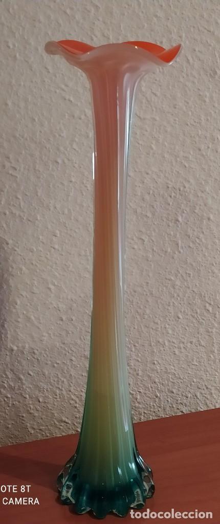 Antig&uuml;edades: PRECIOSO JARRON CRISTAL DE MURANO - Foto 6