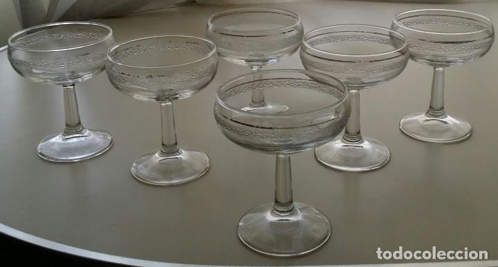 Antig&uuml;edades: COPAS DE CRISTAL CHAMPAN O COCTEL - Foto 1