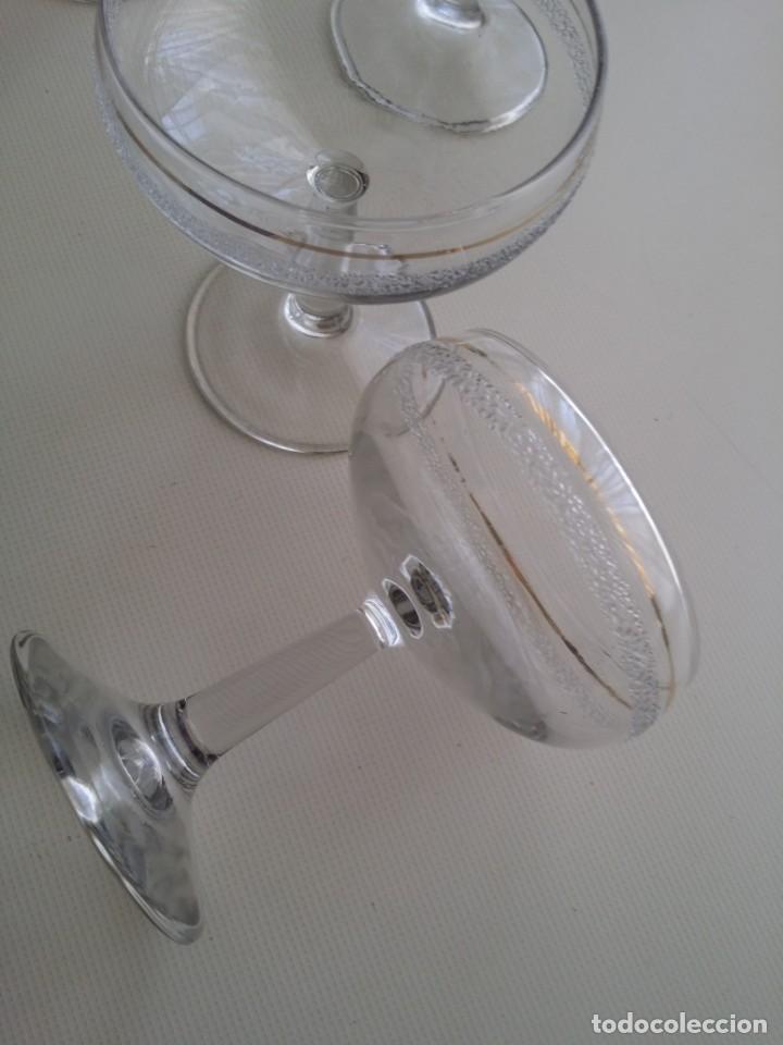 Antig&uuml;edades: COPAS DE CRISTAL CHAMPAN O COCTEL - Foto 4