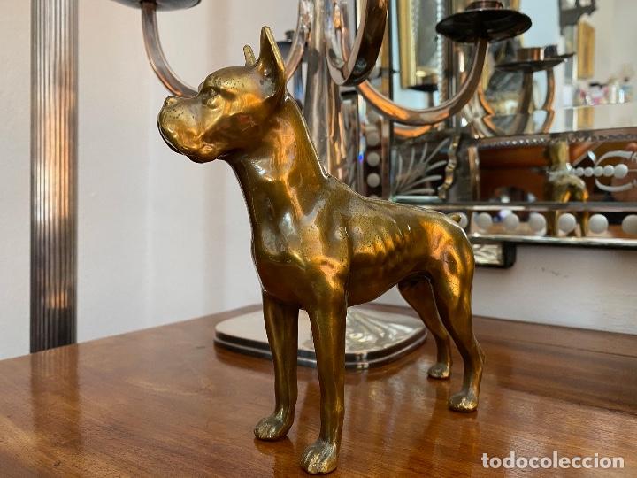 Antig&uuml;edades: Figura de perro de calamina - Foto 1