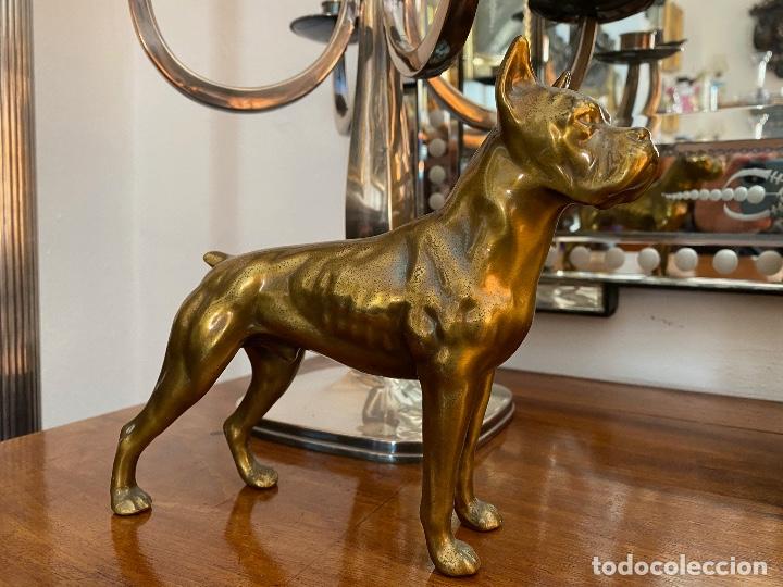 Antig&uuml;edades: Figura de perro de calamina - Foto 2