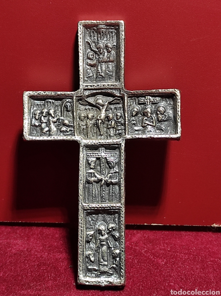 Antig&uuml;edades: Cruz con episodios vida de Jes&uacute;s - Foto 1