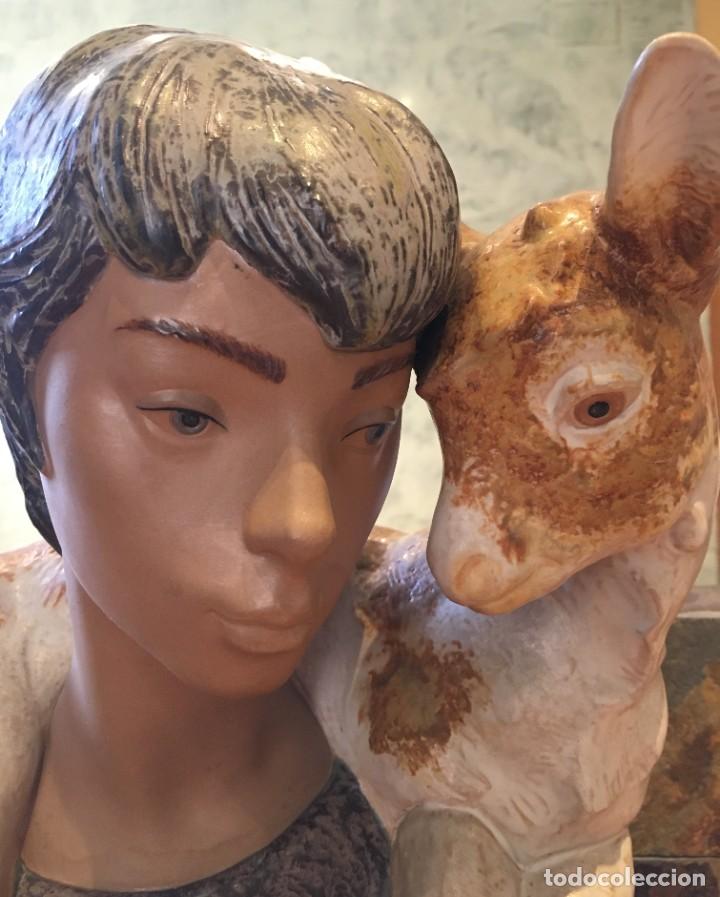 Antig&uuml;edades: LLADRO 112009 MOZO DEL CABRITILLO - BOY WITH GOAT - Foto 5