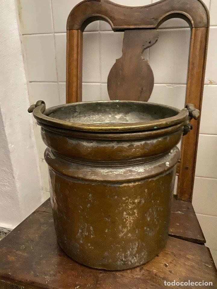 Antig&uuml;edades: Caldero de cobre antiguo - Foto 1