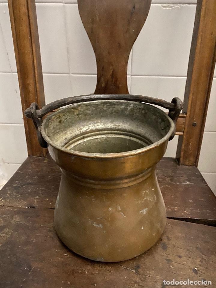 Antig&uuml;edades: Caldero de cobre antiguo - Foto 1