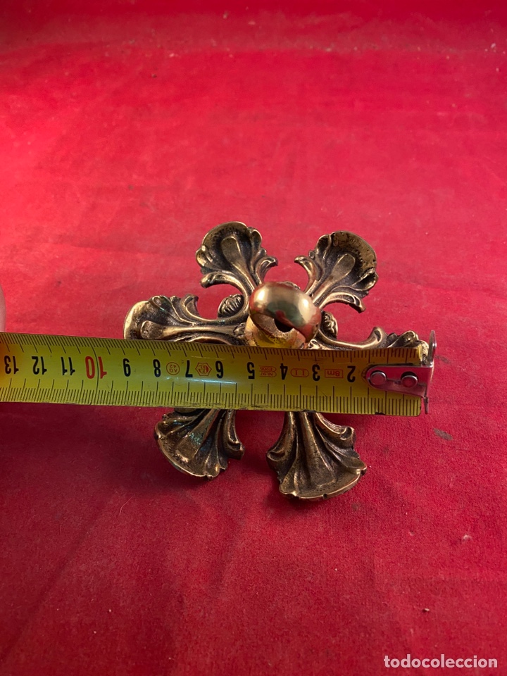 Antig&uuml;edades: Aplique bronce l&aacute;mpara techo - Foto 4