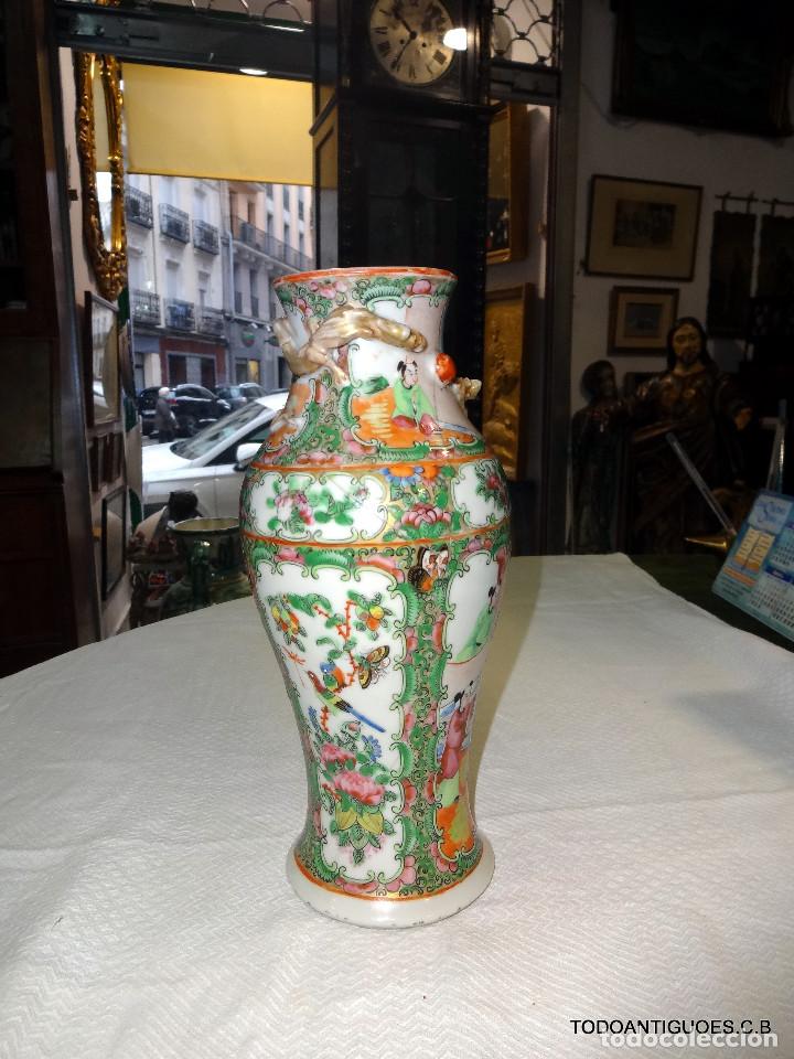 Antig&uuml;edades: antiguo jarron chino cantones - Foto 1