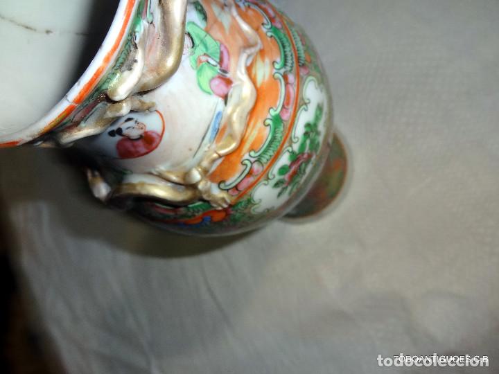Antig&uuml;edades: antiguo jarron chino cantones - Foto 3